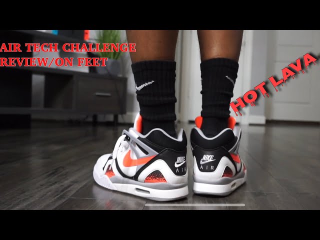 NIKE AIR TECH II LAVA" REVIEW/ON - YouTube