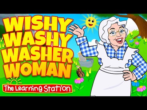 wishy-washy-washer-woman-♫-silly-dance-songs-for-children-♫-kids-camp-songs-♫-the-learning-station