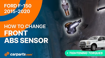 How to replace the Front ABS Sensor 2015 - 2020 Ford F-150 🚗