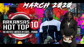 Arkansas Hot Top 10 Music Artist March 2020