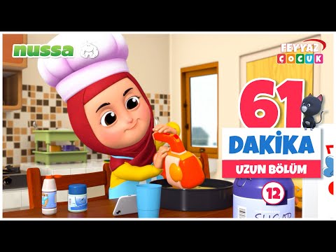 61 Dakika - 12 Bölüm Bir Arada - 12 / Çocuklar İçin İslami Çizgi Film / Nussa ve Rarra Türkçe