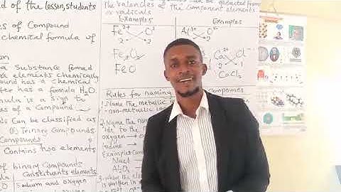 SS1 CHEMISTRY: NAMING BINARY COMPOUNDS