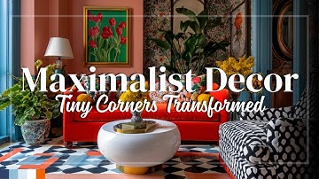 Bold Maximalist Apartment Decor Ideas 💫 Affordable Elegance in Every Tiny Corner
