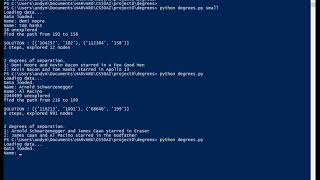 CS50AI Project0 Degrees