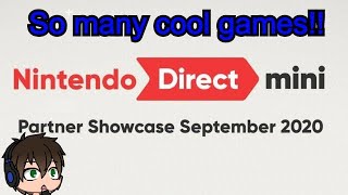 Nintendo Direct Mini Partner Showcase September 2020 Reaction