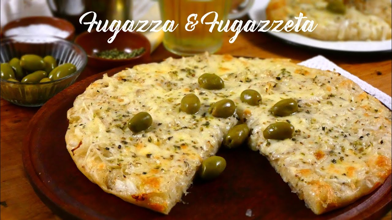 Argentine Style Pizzas Called Fugazza & Fugazzeta - YouTube