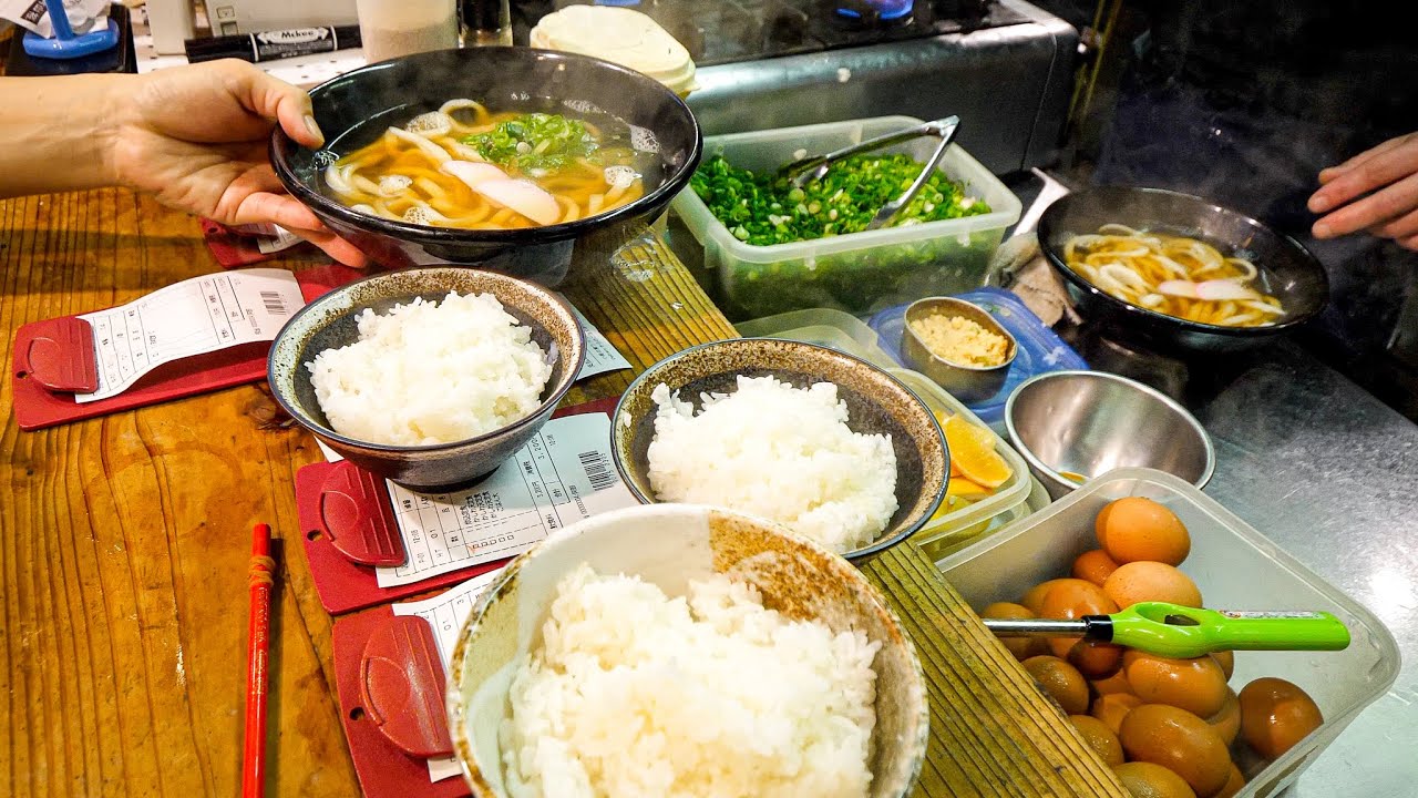 【神戸市 灘区】天ぷら！カツ丼！四方八方から殺到する注文をさばくうどん大将の仕事丨Udon Noodles in Hyogo