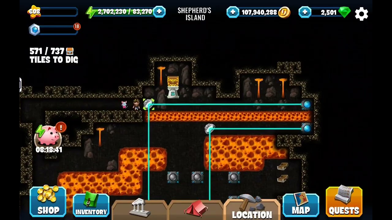 Shepard's Island - Diggy's Adventure - YouTube