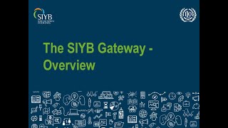 Brief Demonstration on SIYB Gateway | New Version | SIYB Programme | ILO screenshot 2
