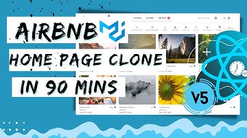 React Material UI V5 Project | 🔥  Airbnb Home page Clone in 90 mins 🚀