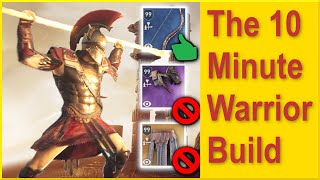 Assassins Creed Odyssey - 10 Minute Warrior Build - 300.000 Damage! - The Easiest to Make Build Ever