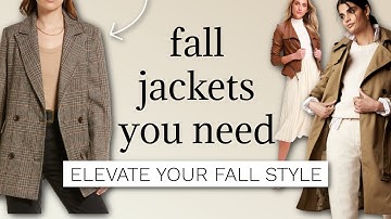 The ONLY 5 Jackets You Need for Fall