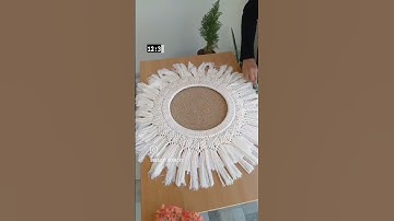 Macrame mirror #macrame #macramecreation #shorts