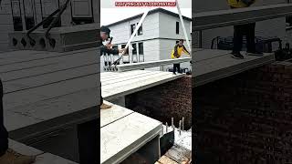 Precast Hollow Core Concrete Floor Installation Process.