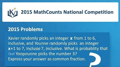 MathCounts National Competition Probability Challenge (Kevin Liu vs Andy Xu)
