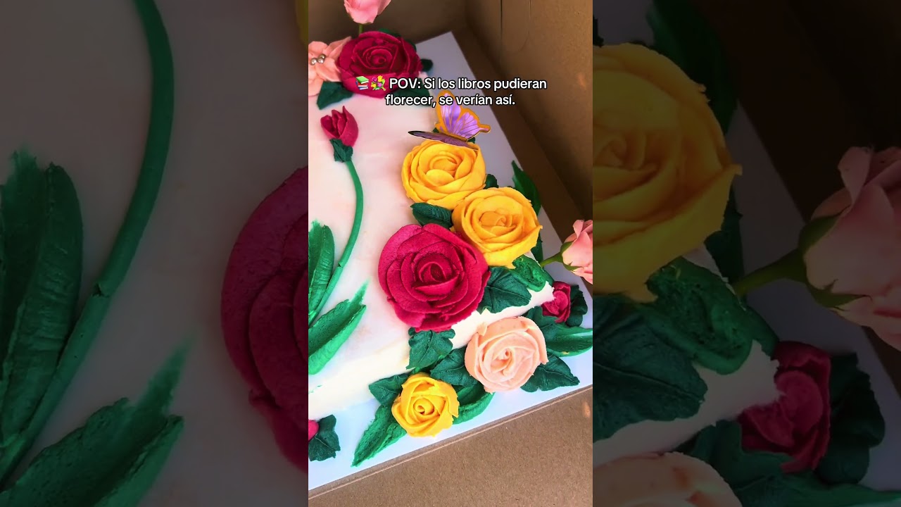 Si los pasteles pudieran florecer, se verían así 🥺🌸🌷🌻🌺🌹🌸💫 #reposteríacreativa #pasteles