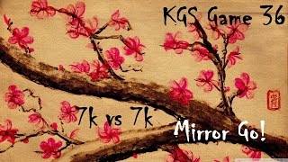 Mirror Go! - KGS Go Game 36 - 7k vs 7k screenshot 2
