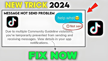 Tiktok message not sending & receiving problem (NEW TRICK 2024) Fix In 5 Minutes