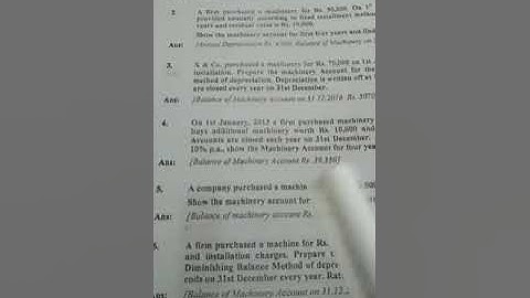 Accounting problem #4 Chapter#5 Depreciation I.com Part 2