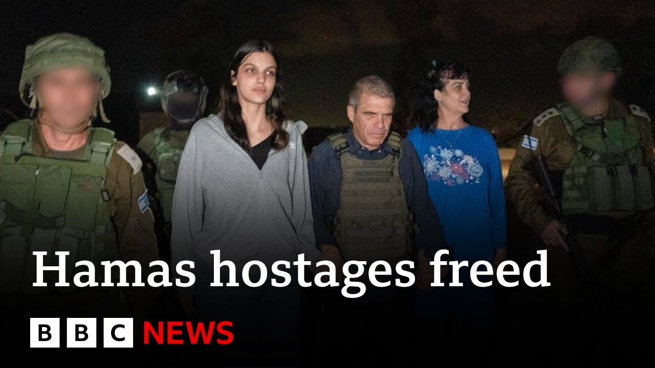 Two American hostages freed by Hamas – BBC News