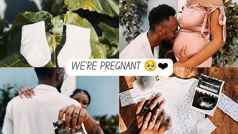 WE'RE PREGNANT!!!🥺...Best pregnancy announcement !Meet our baby!❤
