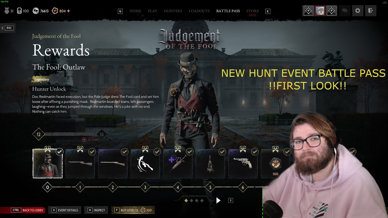hunt showdown NEW EVENT battle pass (first look) - YouTube