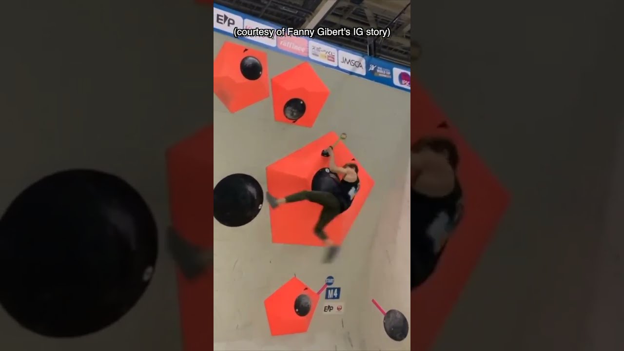 IMPOSSIBLE BOULDER Hachioji World Cup Mejdi Figured It Out Afterwards Bouldering Climbing