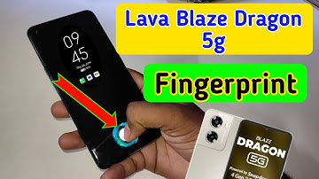 Lava blaze dragon 5g display fingerprint setting/Lava blaze dragon fingerprint screen lock