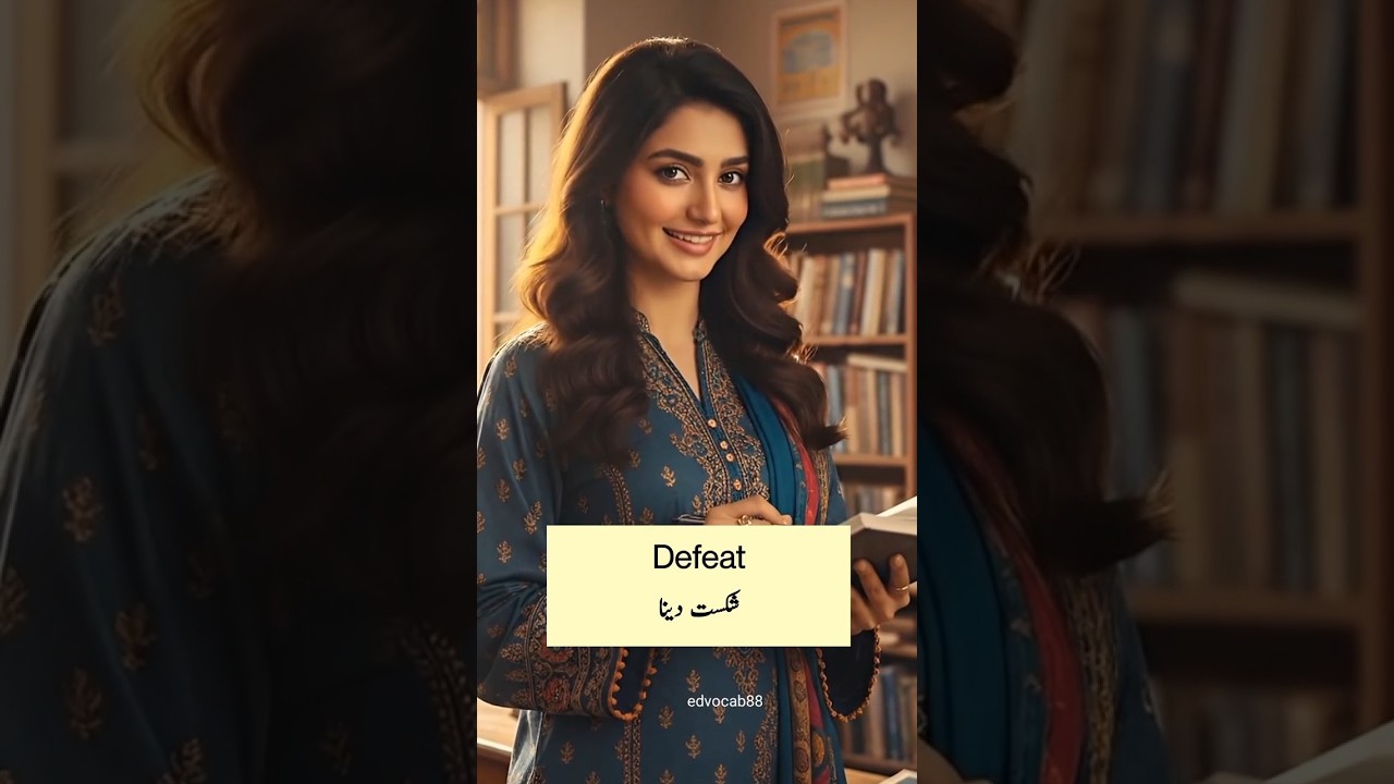 English Vocabulary with Urdu Meaning 