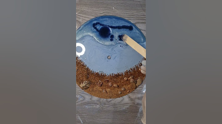 resin texture ocean art clock #beachart #resinclock #art #textureart