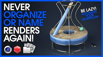 Do this and never organize renders or name them again! Cinema 4D tutorial