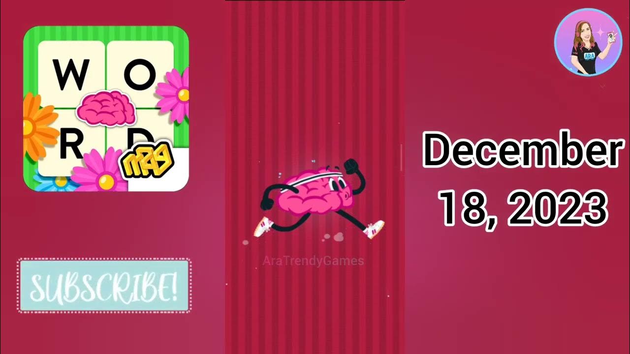 WordBrain Holiday Event December 18, 2023 All Parts Answers YouTube