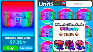 New 😲 ULTIMATE CRATE on MARKETPLACE? 👀 - Toilet Tower Defense
