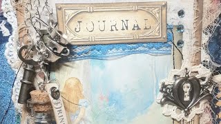 Alice in Wonderland Junk Journal Flip Through *Special Order*