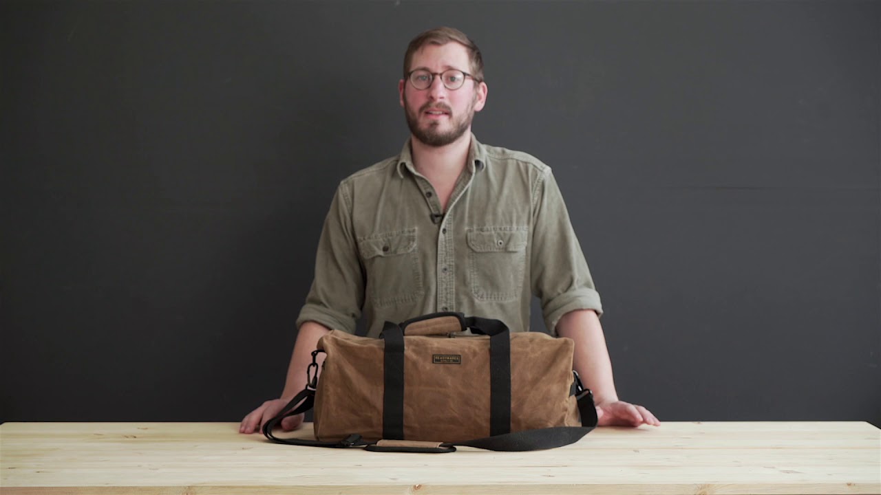 Readywares Waxed Canvas Duffel Bag 20, Tan