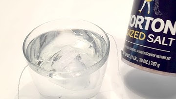 Pick up a Ice cube with a string and salt experiment