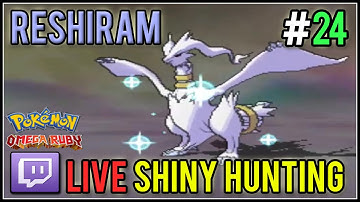 [Live] Shiny Reshiram at 398 Soft Resets | Live Shiny Hunt #24 | Pokemon Omega Ruby