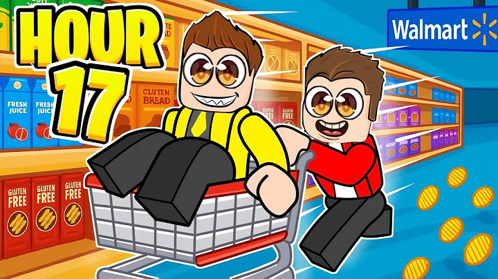 24 Hour OVERNIGHT at WALMART in Roblox?! (KICKED OUT)