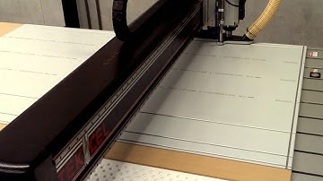 Tekcel CNC Router cutting ACM with precise depth control.