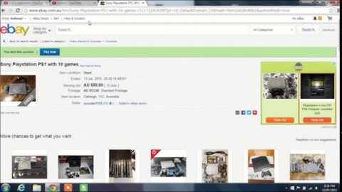 Buying a PS1 from Ebay