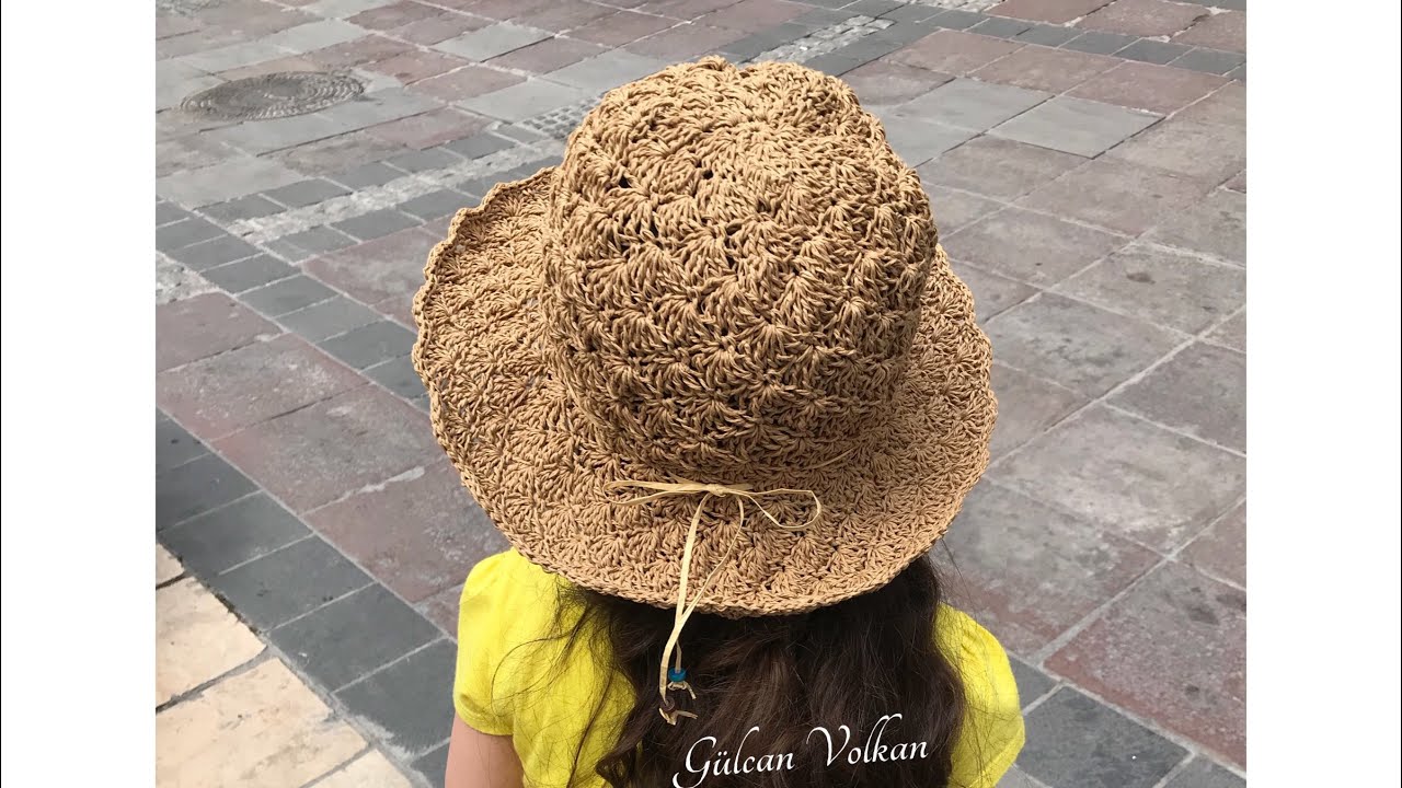 Kağıt ip ile şapka yapımı -1 - YouTube