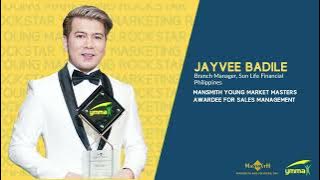 Jayvee Badile (Sun Life Financial Philippines) 15th Mansmith YMMA 2020 for Sales Management