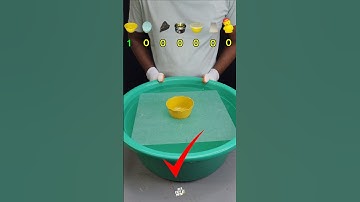 TRY TO GUESS HOW MANY TISSUE PAPER IT TOOKS! #satisfying #asmr #experiment #water #foryou