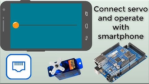 Arduino Servo Motor Control via Ethernet (RemoteXY) by Smartphone