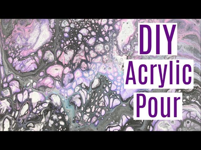 Acrylic Paint Pour Kit, Fluid Art Kit, Painting in a Box, Paint Pouring  Bundle, Easy Pour Acrylic Paint Tutorial, Sip & Paint Party Supplies 