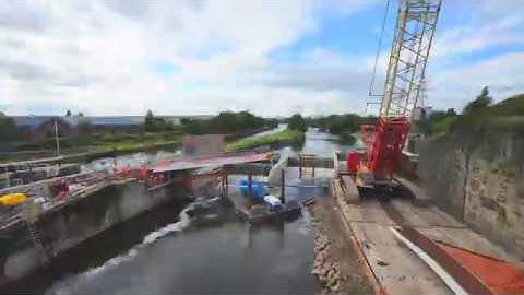 Leeds Flood Alleviation Scheme - Knostrop Weir timelapse