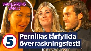 Wahlgrens värld | Bianca & Benjamin toköverraskar Pernilla på hennes födelsedag | Kanal 5 Sverige