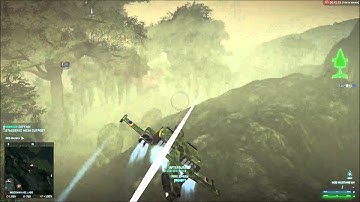 Planetside 2 - How to kill a Sunderer with a M30 Mustang AH (Reaver Airhammer Gameplay)