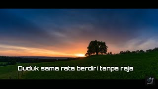 Duduk Sama Rata Berdiri Tanpa Raja (  Cover MARA FM Video Lyric ) By Heru pm