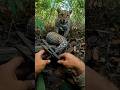 Man Risks It All to Free Trapped Leopard from Deadly Snare in the Jungle! 😱 #USAWildlife #ytshorts